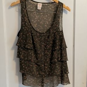 ‼️ Mossimo Pleated Sheer Tank